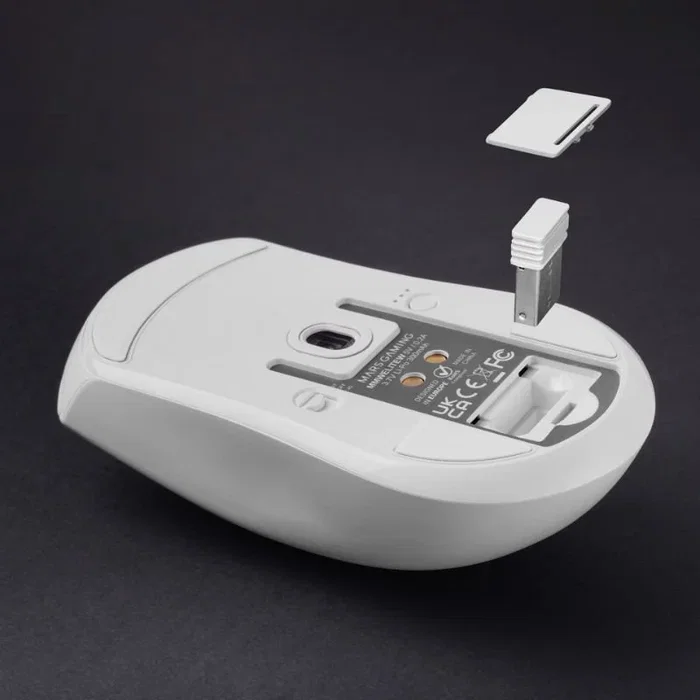 Mars Gaming MMW-ELITE Ratón Gaming Inalámbrico Blanco